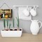 Edge Collections - 8" x 12" - Multicolor - Italian Greyhound Fall Kitchen Pumpkins Aluminum Metal Sign - 1 Piece